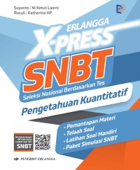 Image of Erlangga X-Press SNBT Pengetahuan Kuantitatif